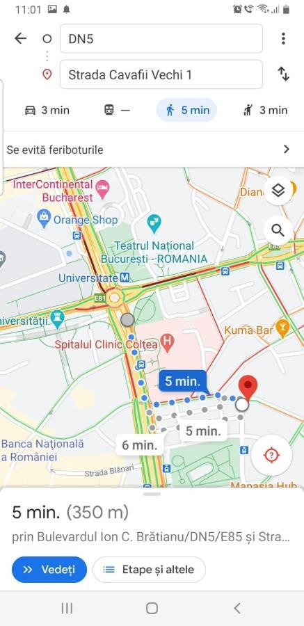 Central Old City Center Studio Universitate Coltea - Cav9 Bukareszt Zewnętrze zdjęcie